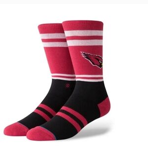 (NWT) 🆕️ 🏈Stance NFL Arizona Cardinals Logo socks- Large